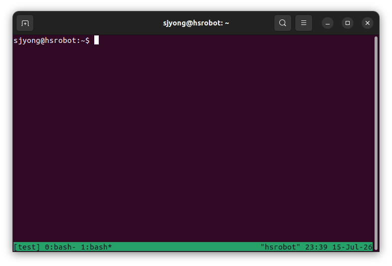 Ubuntu 22.04 Server TurtleBot3 Burger를 tmux로 한 번에 실행하기 #1